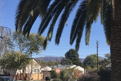 Toluca Lake, mountains in background