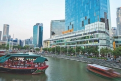 Clarke Quay from water